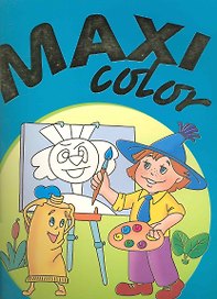 Велика кн.для творчості: Maxi color (синяя)
