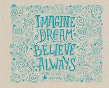 Скетчпад «Imagine. Dream. Believe. Always», Издательство Эксмо