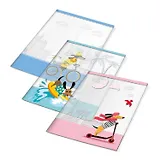 Обложки 03шт д/тетрадей с рисунком"Евротакса" 213*346мм