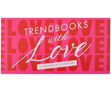 Конверт с набором открыток и стикерпаков Trendbooks with love по романам "Академия весны", "Дом Грозы", " 48 минут. Пепел и Осколки", "Лавандовая ветвь".