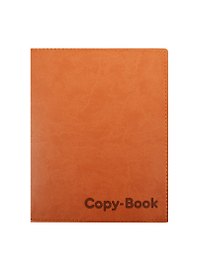 Тетрадь 80л кл. "VIVELLA" коричневая, иск.кожа, блинт.тиснение, Триумф