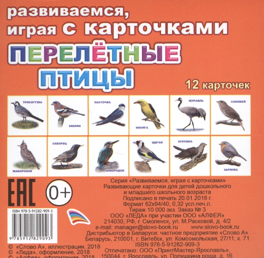 Перелетные птицы
Перелетные птицы