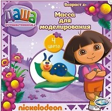 Набор массы для лепки Даша-путешественница (84538) (4цв) (16гр) (коробка)