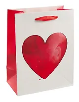 Пакет А5 23*18*10 "Big heart" нейтр., бум.мат.ламинат