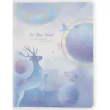 Записная книжка А6 80 лин. "Planetary system", ПВХ-обл.