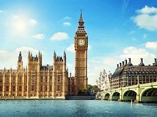 Картина-раскраска по номерам «Биг Бен в солнечный день», 40 х 50 см, 20 цветов, Рыжий Кот