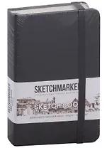 Скетчбук 9*14 80 листов "Sketchmarker" черный, нелинованный, 140г/м2, слоновая кость