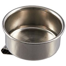 Масленка металлическая одинарная, d=4см, h=3см, Сонет