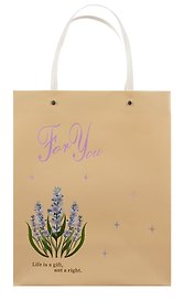 Пакет А4 32*26*12 "Lavander" жен., бум.мат.ламинат