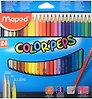 Карандаши цветные Maped, Color'Peps, 24 цвета