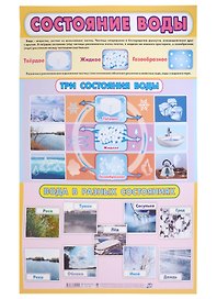 Тематический плакат "Состояние воды" (Формат А2)