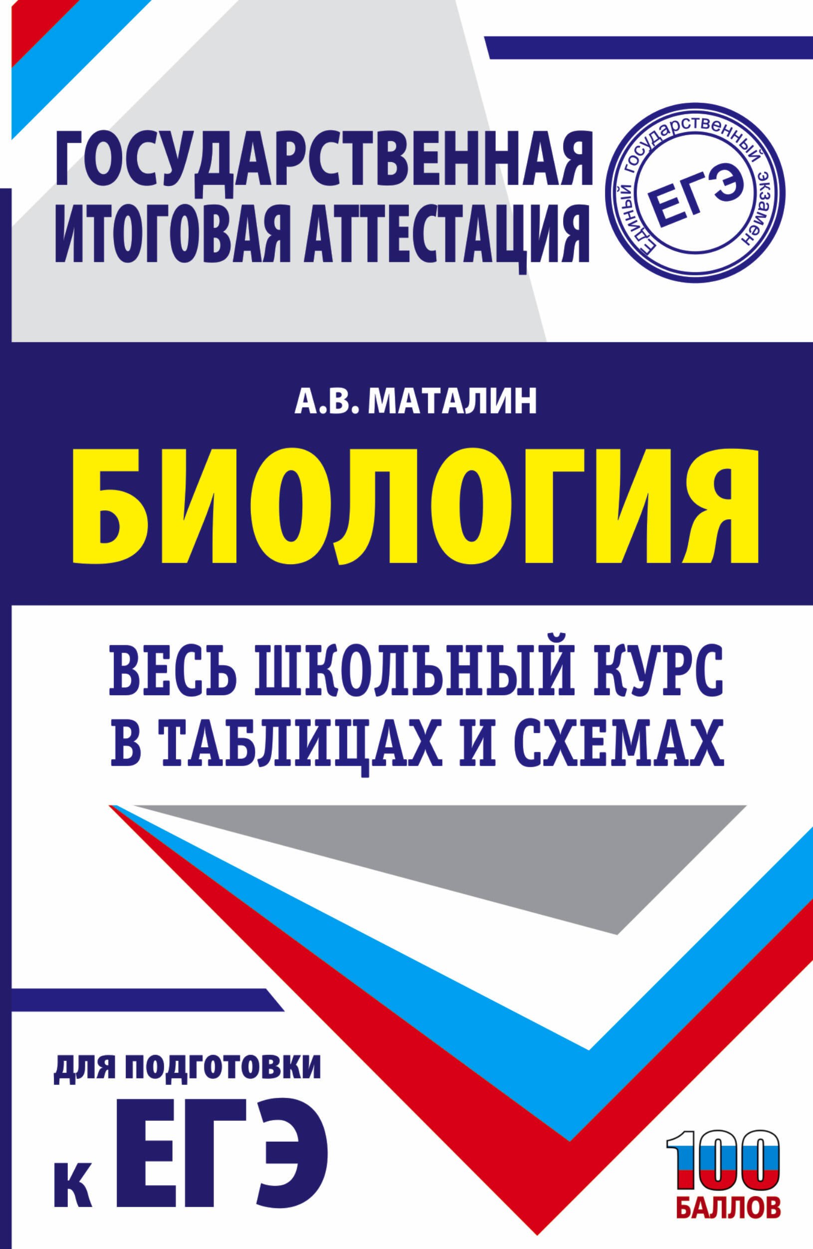 ЕГЭ. Биология. Весь школьный курс в таблицах и схемах для подготовки к единому государственному экзамену
ЕГЭ. Биология. Весь школьный курс в таблицах и схемах для подготовки к единому государственному экзамену