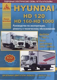 Hyundai HD120 / HD160 / HD1000 c 1997, рестайлинг 2004/2009 с дизельными двигателями. Ремонт. Эксплуатация. ТО