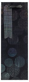 Пакет бутылочный 34*12,5*11 "Black" бум.мат.ламинат
