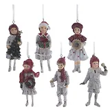 Изделие декоративное подвесное Девочка,Мальчик, 6 вариантов (6х4х11) (782378)