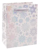 Пакет А4 26*32*12,5 "Снегопад" НГ, бум.мат.ламинат