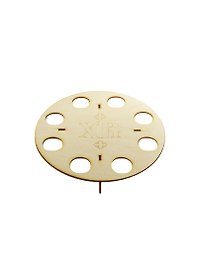 Подставка под яйца Пасхальная (151685) (8 яиц) (210х210х40мм) (игрушка из дерева) (упаковка)
