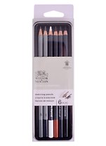 Карандаши эскизные Winsor&Newton, 6 штук
