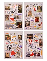 Набор стикеров «Нескучное искусство 2», 4 листа, Remarklee