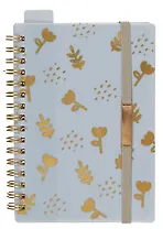 Записная книжка А6 80 листов в линейку, "Idealink", на спирали, в ассортименте