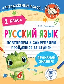 Русский язык. Повторяем и закрепляем пройденное в 1 классе за 14 дней