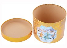 Коробка подарочная "Зимние забавы" 18*18*14 Новый год, картон
