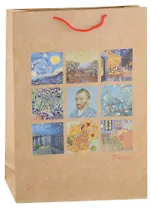 Пакет А3 45*32*10 "Винсент Ван Гог. Картины" крафт, нейтр.