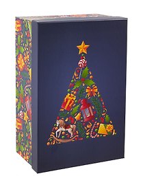 Коробка подарочная "НОВОГОДНЯЯ ИГРУШКА" 26*17*11см, Новый год, картон