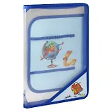 Папка для труда А4 "ГЛОБУС" 32,8*22,8см, пластиковая, молния с 3х сторон, внутр.блок для канц.принадлежностей