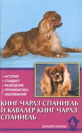 Аквар.Кинг чарлз спаниель и кавалер кинг чарлз спа