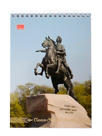 Блокнот А5 50л Полином Виды Санкт-Петербурга спираль 22с10