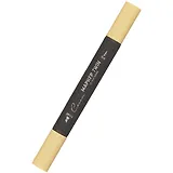 Маркер художественный "Сонет" зеленовато-бежев., двухсторон., тонк. и широк.долото, Сонет