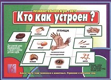 Кто как устроен. Познавательная игра-лото