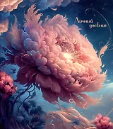 Ежедневник недат. А5 - 128л 146*167 мм "Космическая роза" инт.переплет, мат.лам, офсет