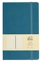 Книга для записей А5 96л кл. "Joy Book. Летние сумерки" иск.кожа, тонир.блок, скругл.углы, ляссе, резинка, карман на задн.форзаце
