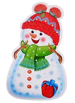 Мини-плакат "Снеговичок"