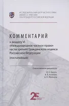 Комментарий к разделу VI "Международное частное право" части третьей Гражданского кодекса Российской Федерации (постатейный)
