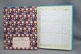 Дневник для мл.кл. "Яркие клетки (орнамент)" 7Бц, мат.ламин., тисн.фольгой, Unnika