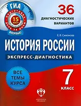 История России. 7 класс. 36 диагностических вариантов