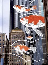 Записная книжка А6 80л кл. "Фантазия" 7БЦ, глянц.лам, офсет