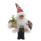 Дед Мороз подвесной разноцветный (12х5х17) (821861)