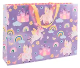 Пакет А3 46*33*10 "Радужный единорог" дет., бум.мат.ламинат