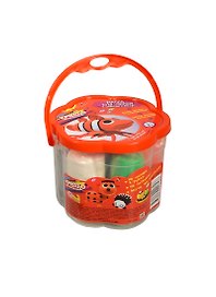 Масса для лепки Креатто (24050) (6цв.х80гр.) (3+) (банка)