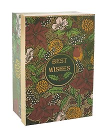 Коробка подарочная "Best wishes" 18*12*7, картон