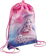 Мешок для сменной обуви "АЛИСА" 36*48см, полиэстер, сублимац.печать, карман, светоотраж.элементы, инд.уп.