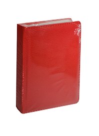 Ежедневник недат. А6 152л "Classic" ZODIAC темно-красный, иск.кожа, поролон, тон.бумага, справ.мат-лы, ляссе, Listoff