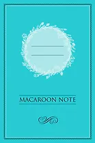Блокнот с цветными страницами (мята, мягкая обложка, линовка, на скобе)