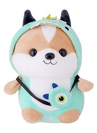 Мягкая игрушка "Корги" в костюме Дино