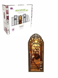 Сборная модель «Книжный румбокс. Библиотека», 20х13х7.6 см, Mini House DIY