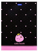Блокнот А5 50л тчк. "CATs" отрывн.склейка, глянц.ламинация, ассорти